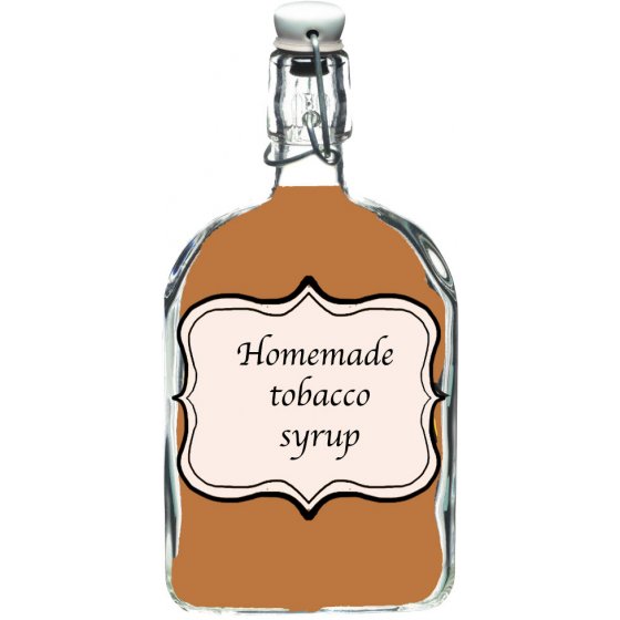 Homemade tobacco syrup