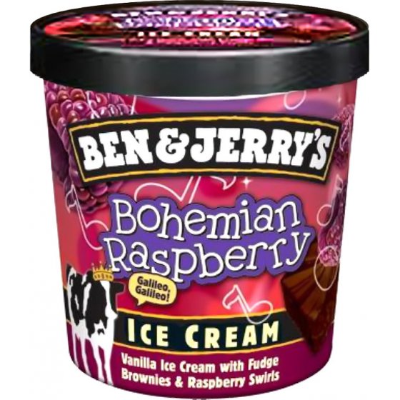 Raspberry ice cream