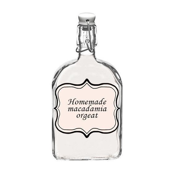 Hausgemachter Orgeat aus Macadamia