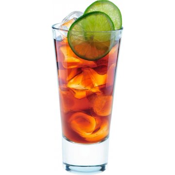 Dunkler rum und cola
