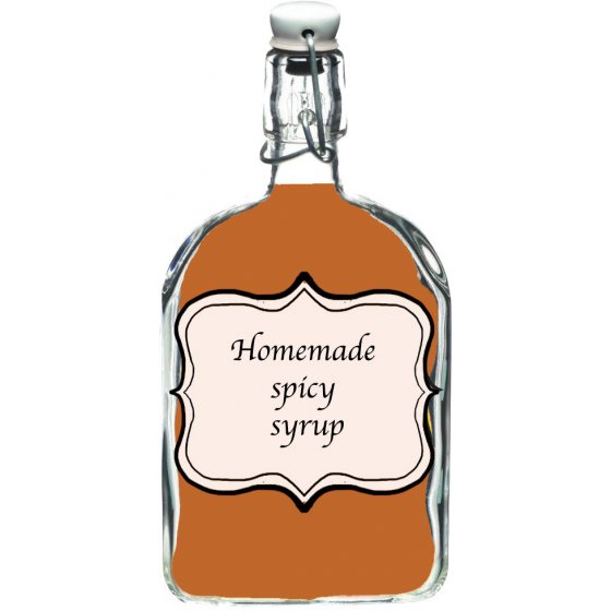 Selbstgemachter gewürz sirup