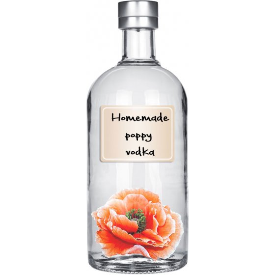 Vodka de amapola casero
