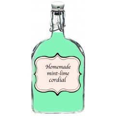 Cordial de menthe & de citron vert maison