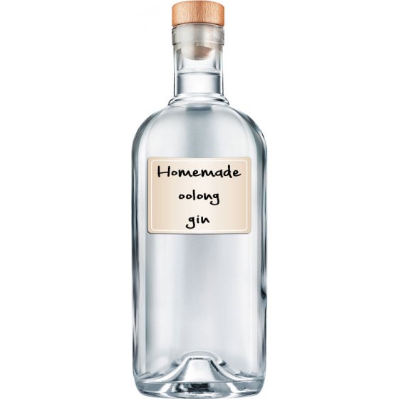 Selbstgemachter oolong gin