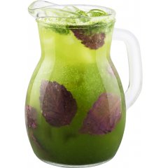 Мятный лимонад в кувшине