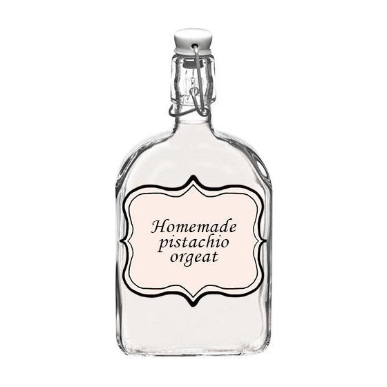 Orgeat de pistache maison