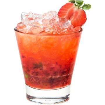 Strawberry caipirinha
