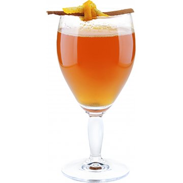 Hot rum punch