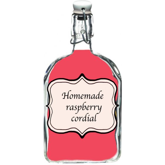 Cordial à la framboise maison