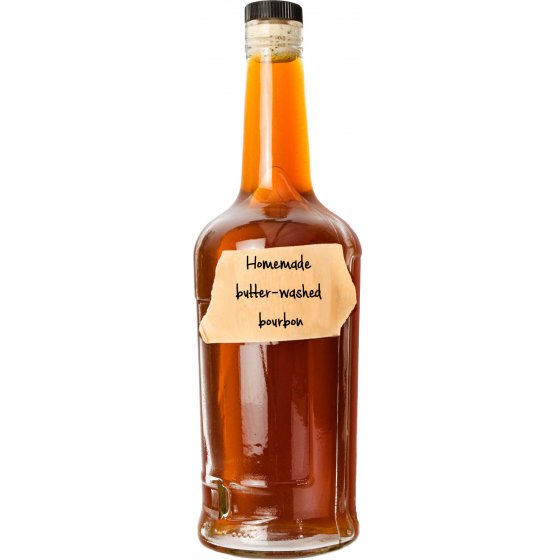 Butter-washed bourbon