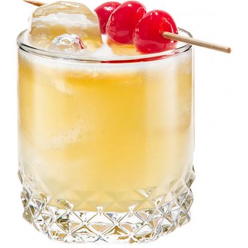 Pfirsich whisky sour
